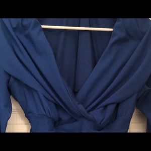 Beautiful blue formal dress. Size 14-16